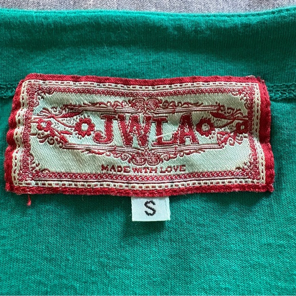 Johnny Was JWLA Womens Tunic Top Size Small Embroidered Boho Peacock - Picture 12 of 16